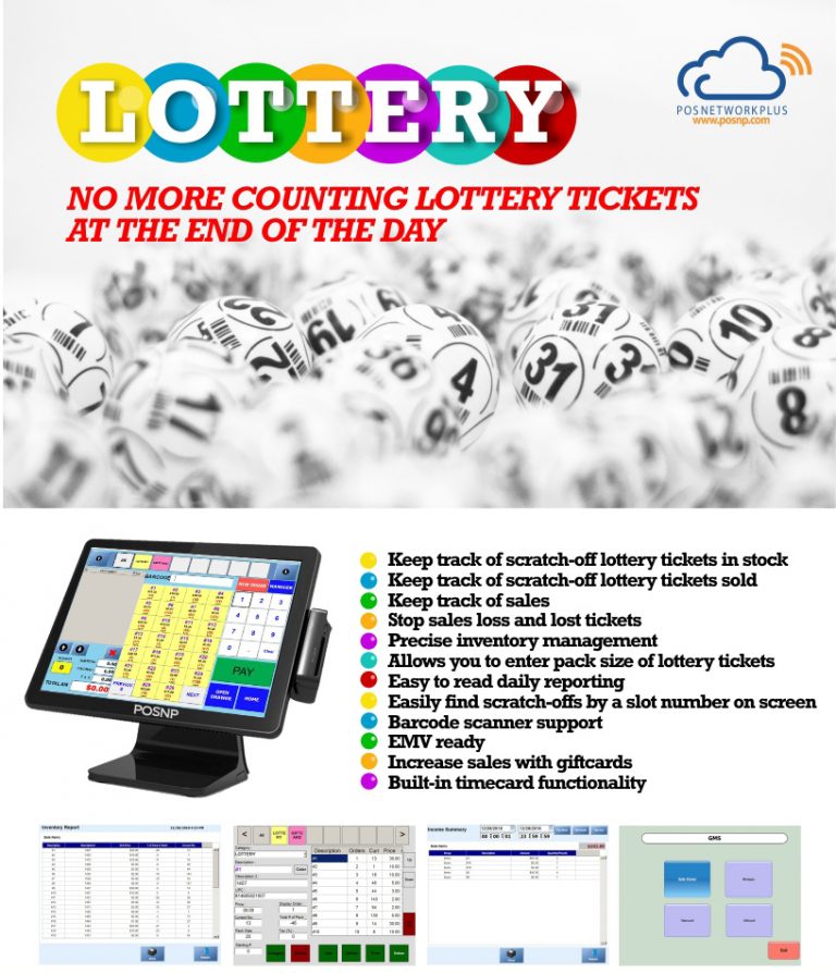 Lottery Management POS NETWORK PLUS